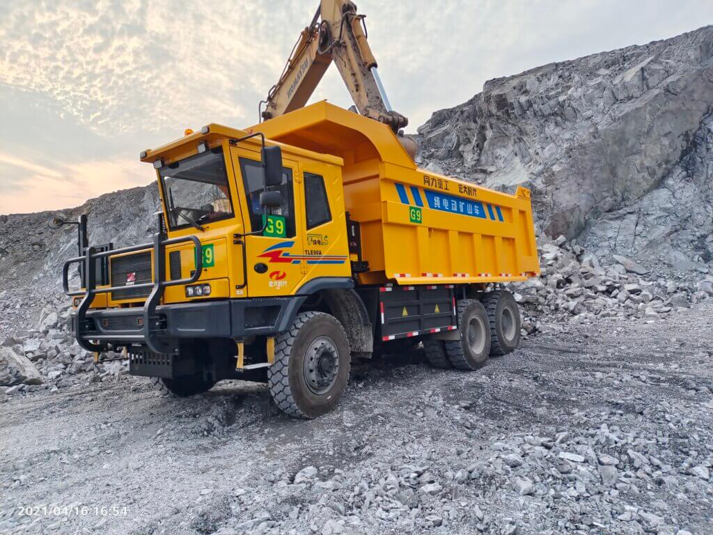 TONLY TLE90 Series Electric Mining Truck Enters the Market in Batch