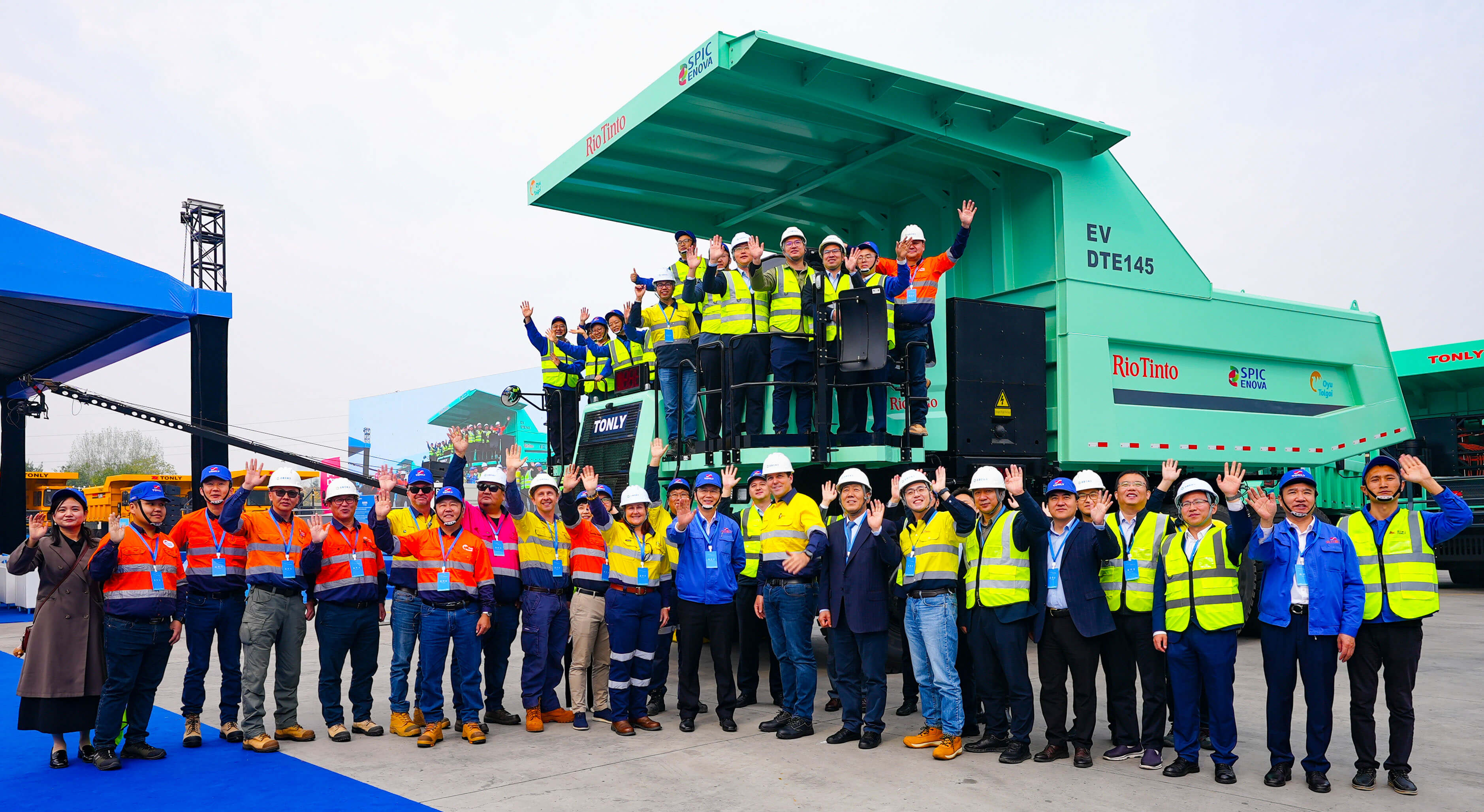 TONLY'S DTE145 SWAPPING BATTERY ELECTRIC HAUL TRUCK IS SET TO SERVE THE GLOBAL MINING GIANT RIO TINTO